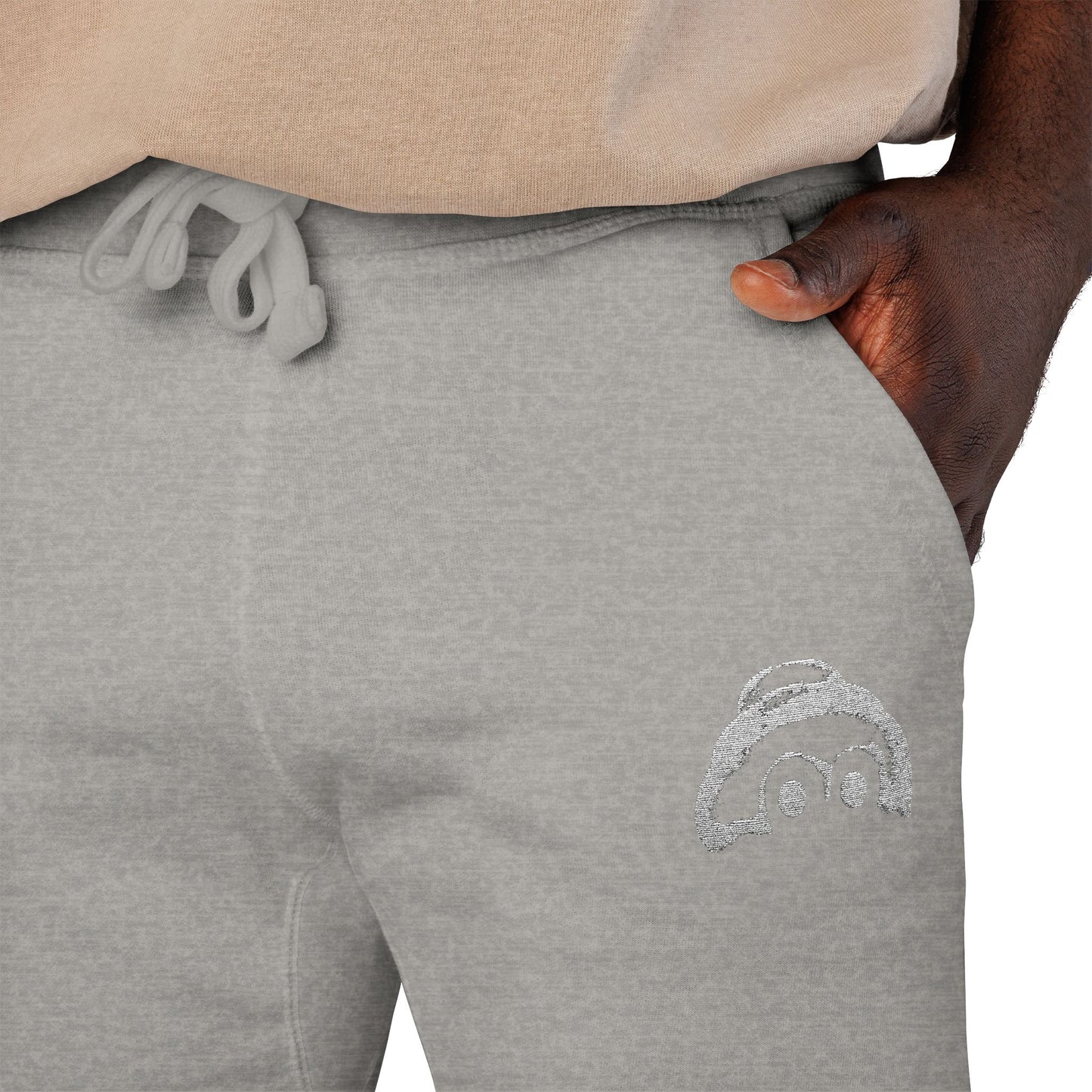 Embroidered Unisex Fleece Sweatpants