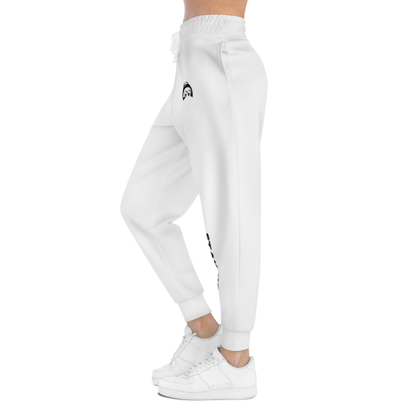Athletic Joggers with 'Staying In' Design