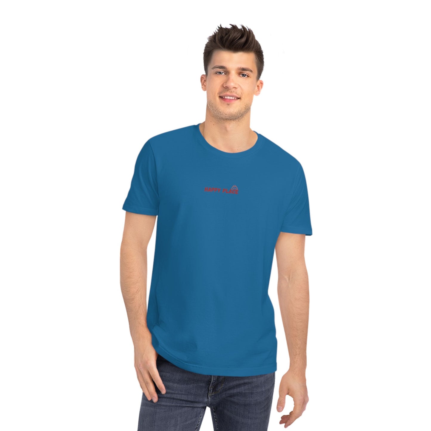 Eco-Friendly - Happy Place Unisex Rocker T-Shirt