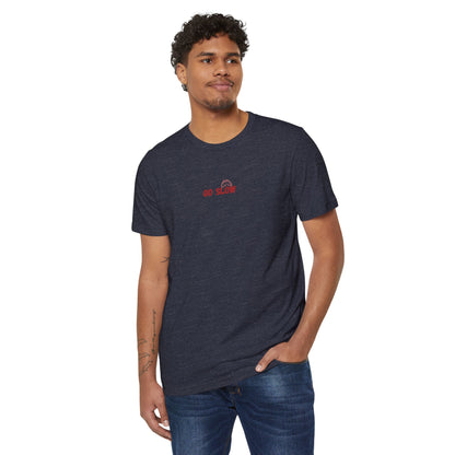 Eco-Friendly - Go Slow Unisex Rocker T-Shirt