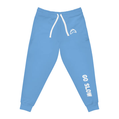 Athletic Joggers with 'Go Slow' Design