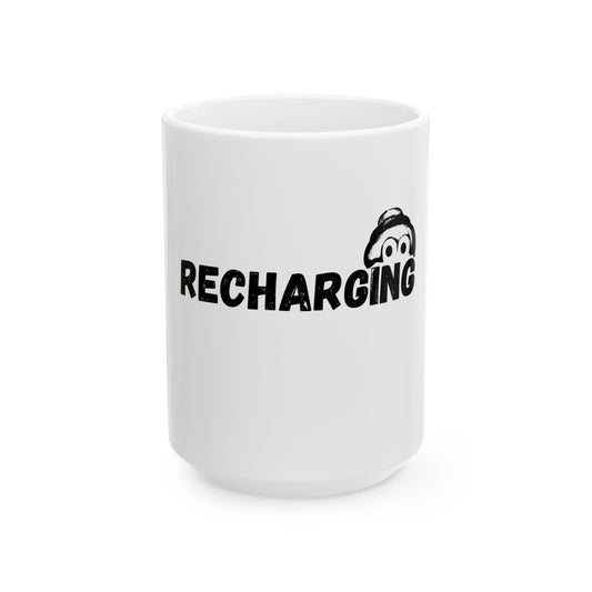 Recharge Your Days Ceramic Coffee Mug